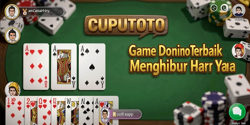 Tampilan gameplay CUPUTOTO yang seru dan interaktif.