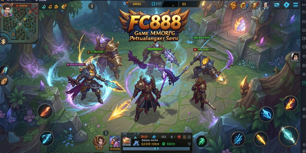 Tampilan luar biasa dari gameplay FC888 di dunia MMORPG.