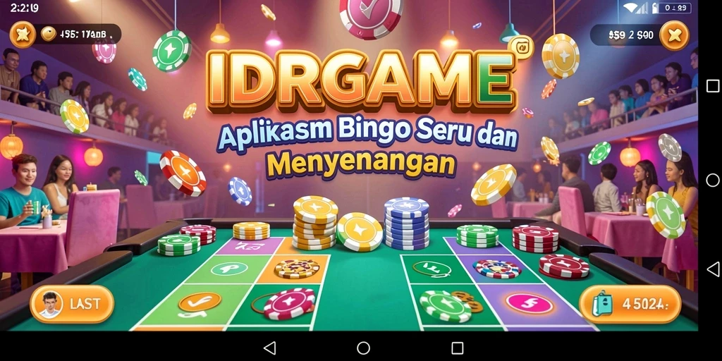 Tampilan gameplay seru dari IDRGAME Bingo.