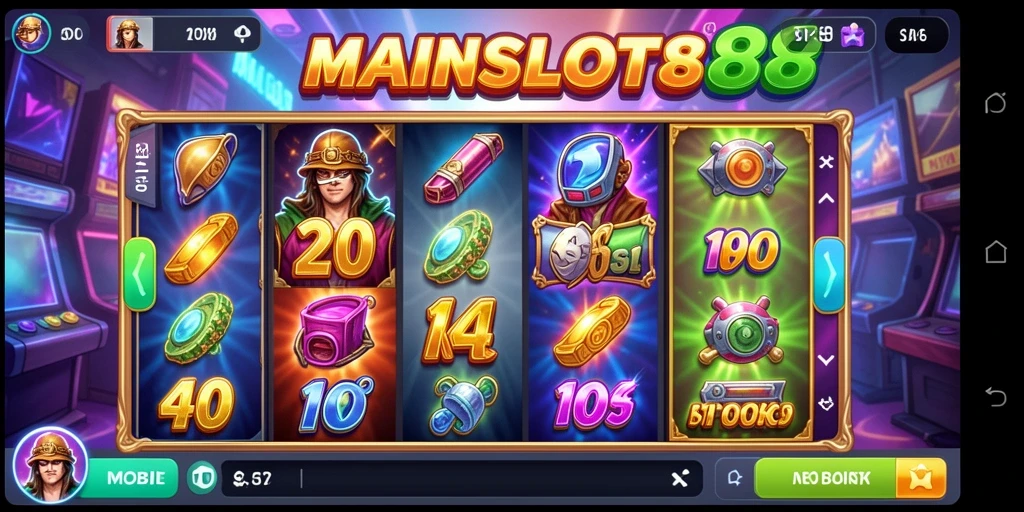 Tampilan gameplay menarik dari MAINSLOT88 dengan mesin slot beragam.
