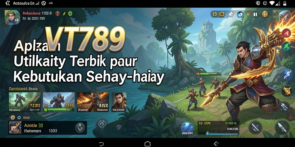 Tampilan aplikasi VT789 yang sederhana dan fungsional.